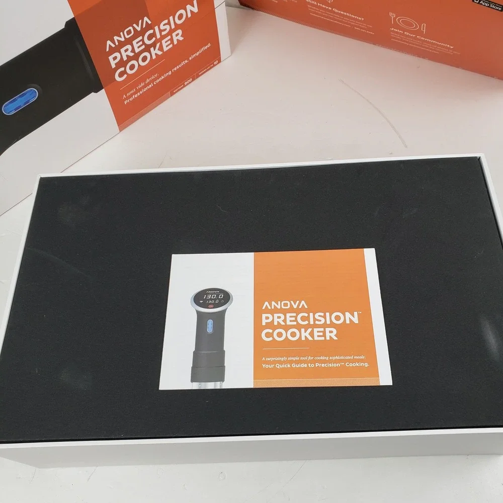 Anova Precision Cooker 900W Sous Vide Immersion Circulator Wi-Fi Black Silver